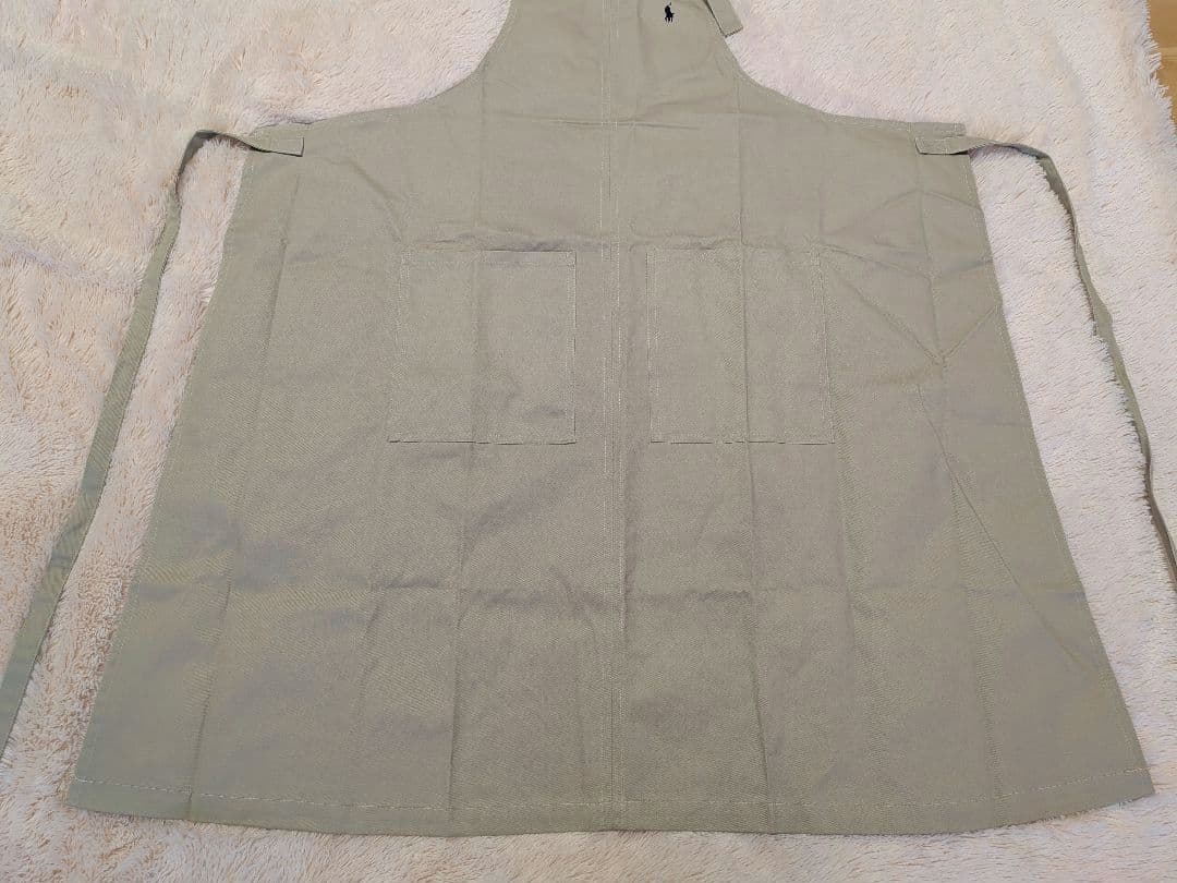 ☆新品☆RALPH LAUREN　ラルフローレン　エプロン　日本製　ベージュ