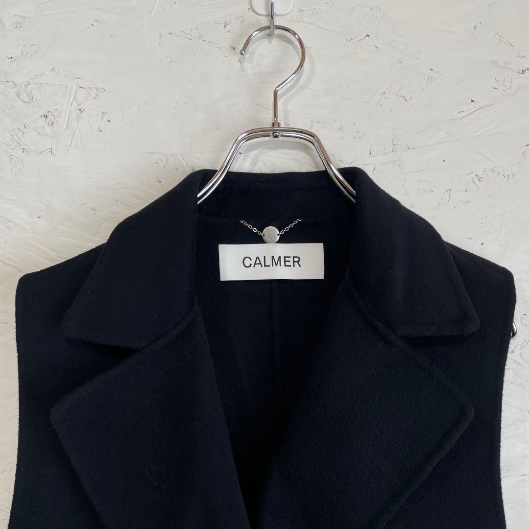 2024AW【CALMER】ウールロングベスト　ロングジレ　F