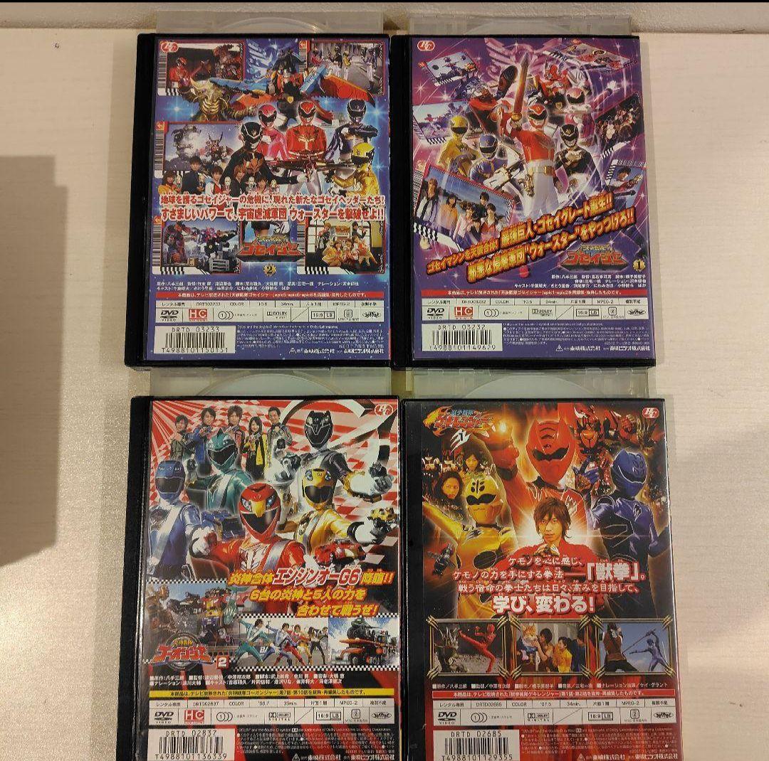 【レンタル落ちDVD】　戦隊シリーズ　17本セット