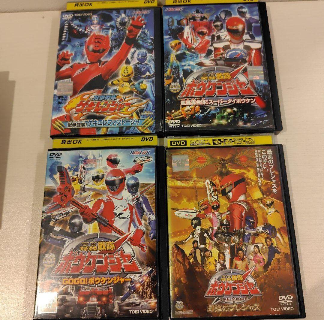 【レンタル落ちDVD】　戦隊シリーズ　17本セット