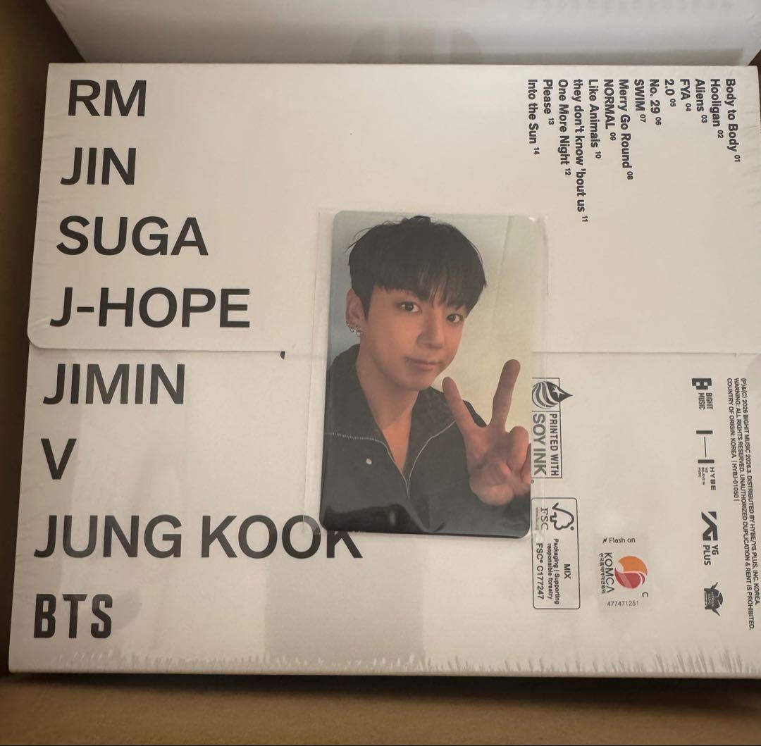 BTSアルバム フォトカードセット JUNG KOOK付き