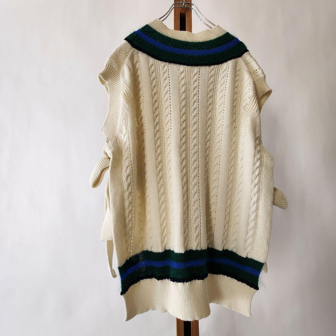 TAO コムデギャルソン ニットベスト サイズM 2023AW