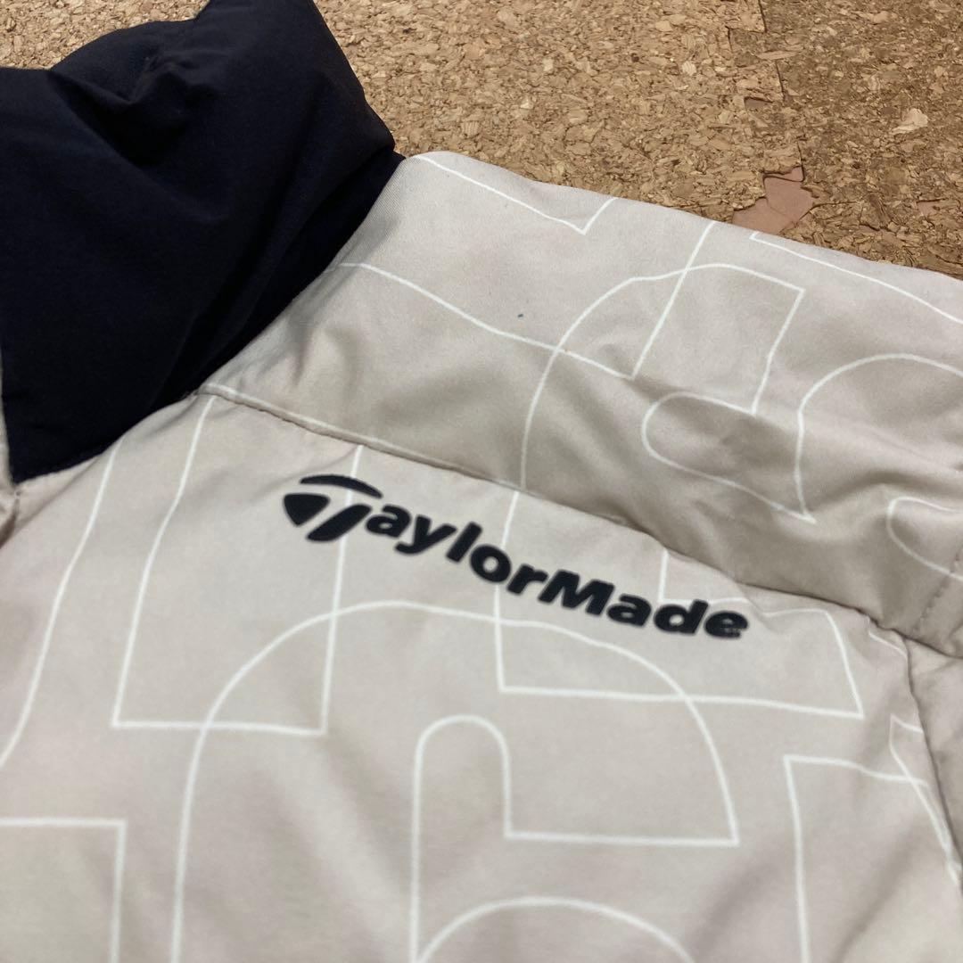 【美品】テーラーメイド taylormadeダウンジャケットO メンズベージュ