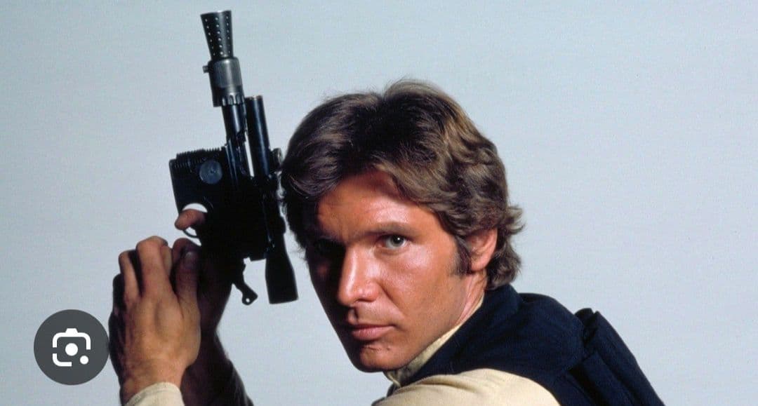 STAR WARS　ハン・ソロ　ブラスター　DL-44　レプリカ　台座付き