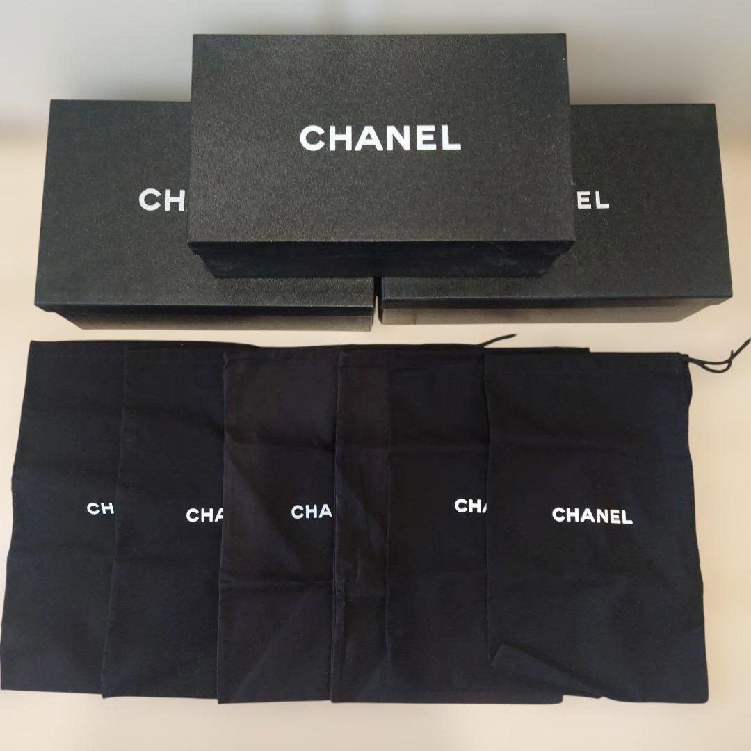 CHANEL 靴空ボックス3個と袋6枚セット