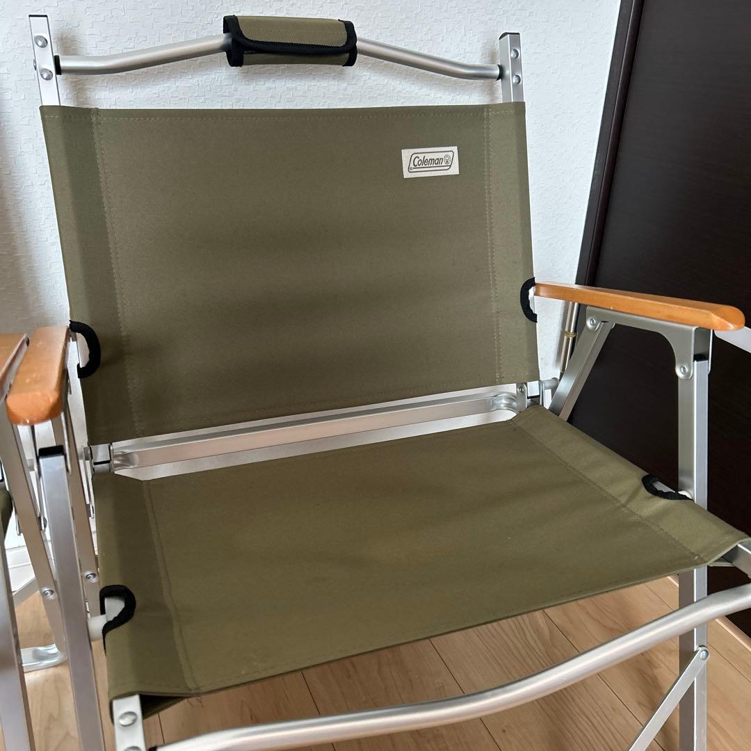 Coleman アウトドアチェア オリーブグリーン 2脚セット