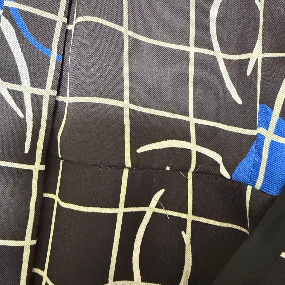 グレースコンチネンタル　ラインフラワーシャツドレス　ワンピース　Aラインリボン