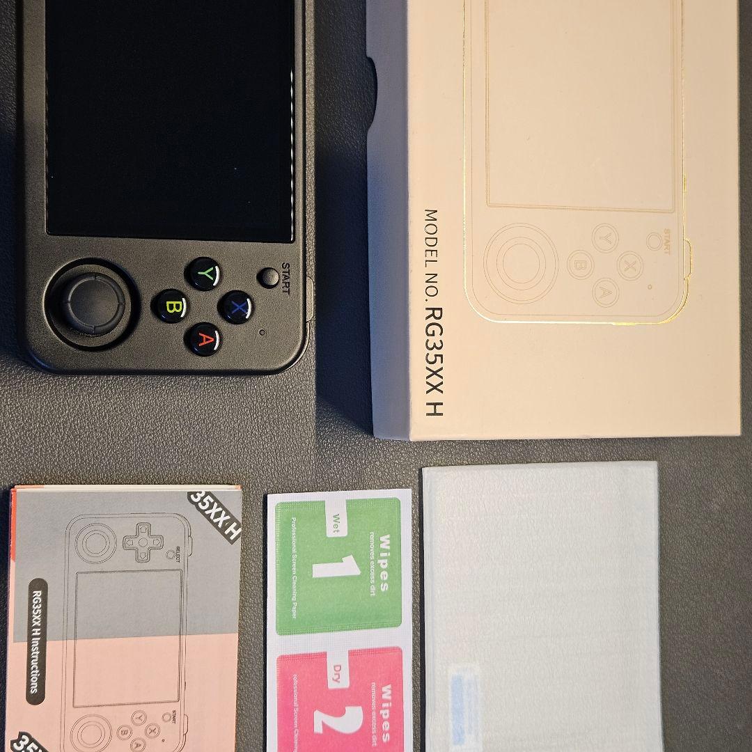 ANBERNIC RG35XX H ブラック ポータブルゲーム機