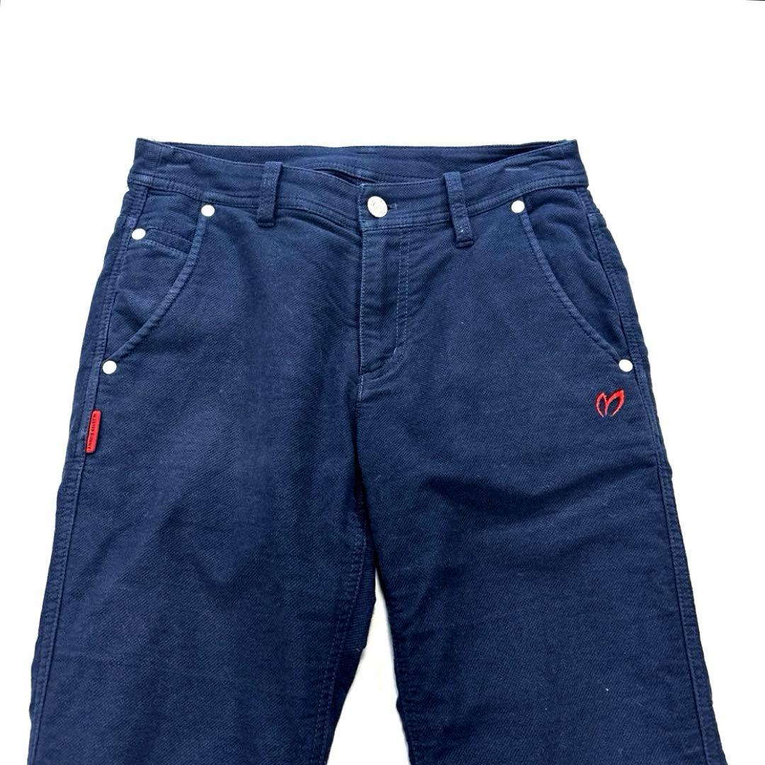マスターバニーエディション　00/SS ロングパンツ　コーデュロイ　ネイビー