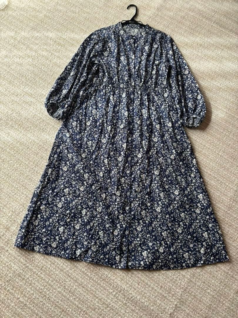 AFTERNOONTEA WARDROBE シャツワンピース/リバティプリント