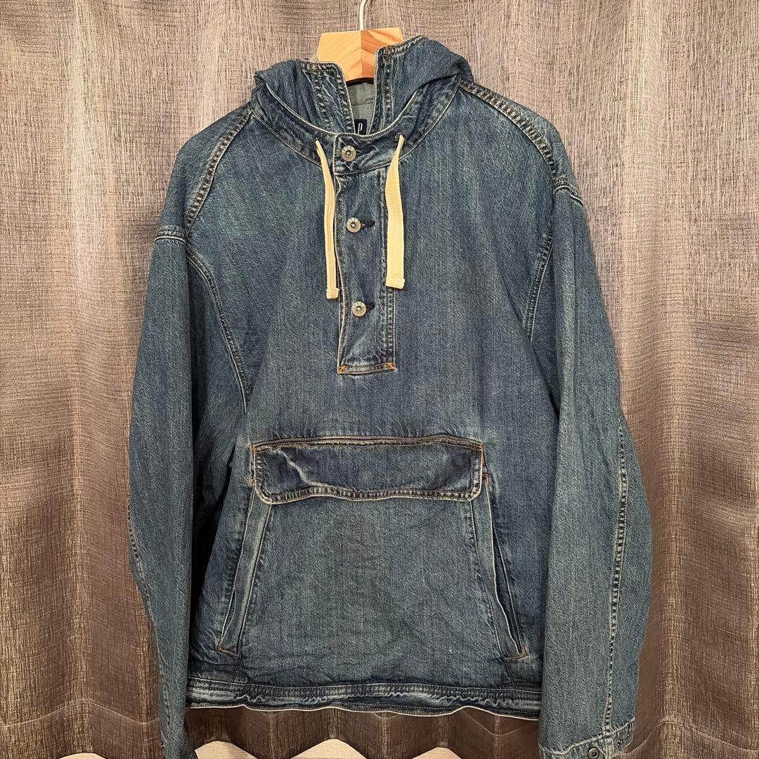 GAP 名作デニムアノラックパーカー　希少XLサイズ