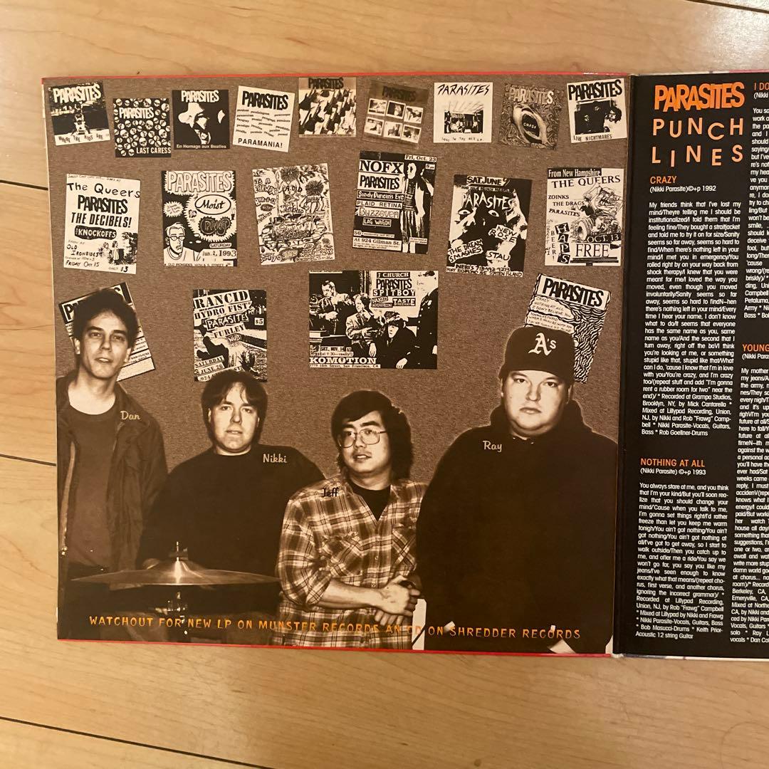 parasites /PUNCH LINES 1000枚限定レコード