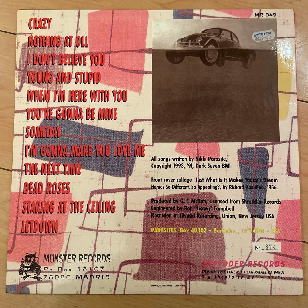 parasites /PUNCH LINES 1000枚限定レコード