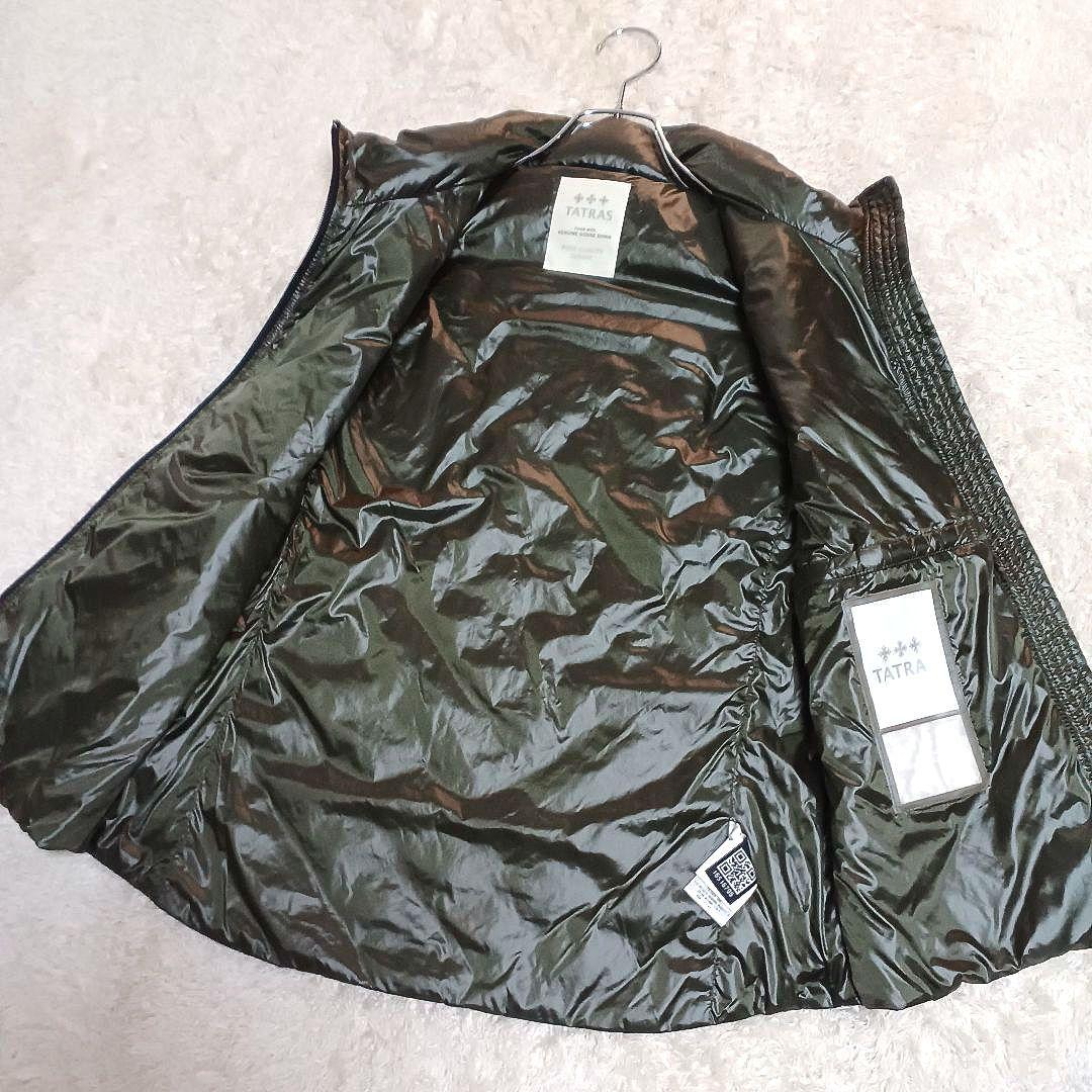 【美品】TATRAS タトラス ダウンベスト キルティング サイズS グリーン