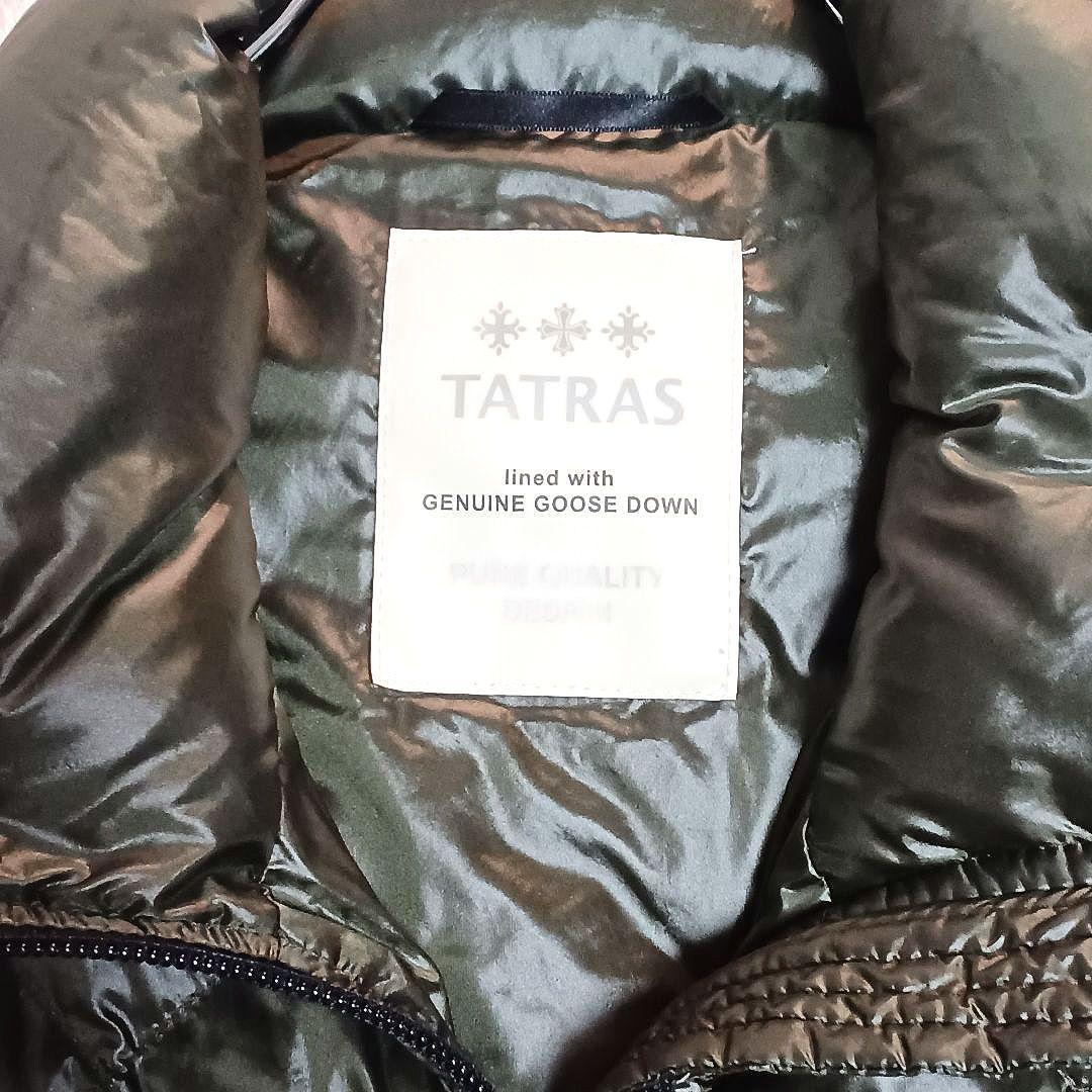 【美品】TATRAS タトラス ダウンベスト キルティング サイズS グリーン