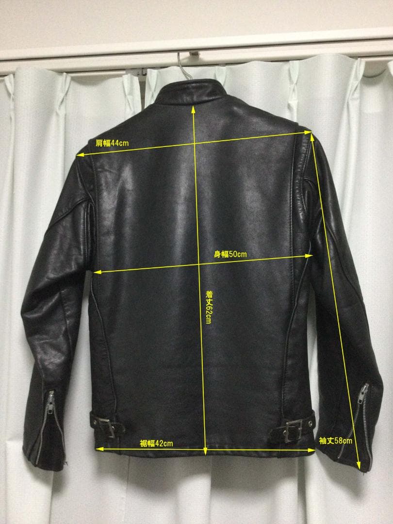 ショット SCHOTT 641 スタンドカラーシングルライダース ブラック