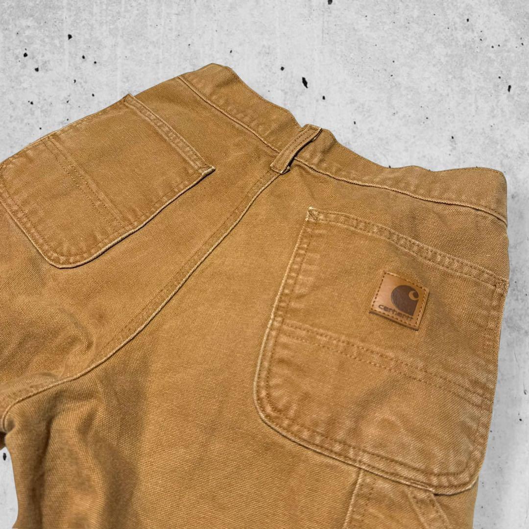 CarharttカーハートB11ダックペインターパンツ茶ワークパンツW29L30