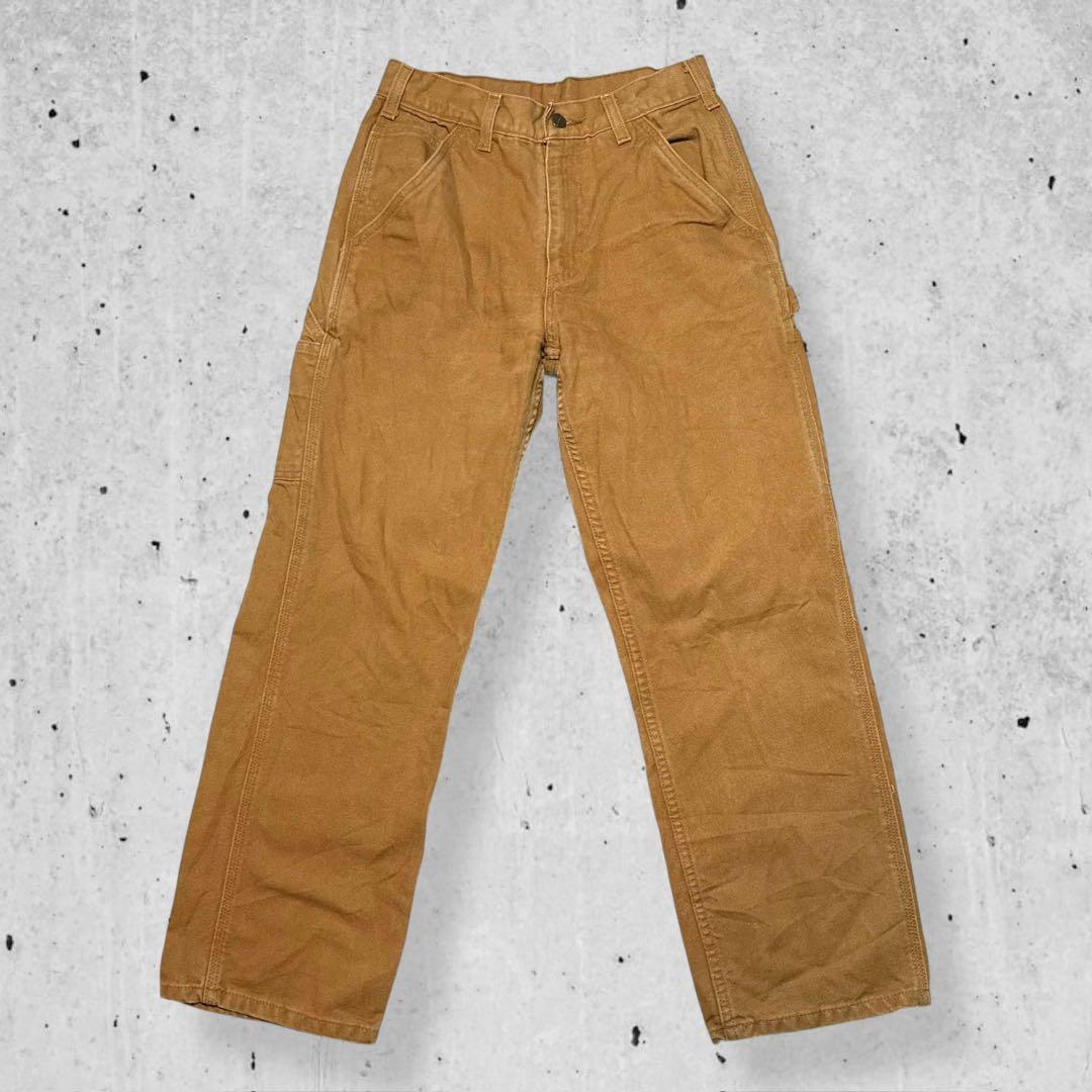 CarharttカーハートB11ダックペインターパンツ茶ワークパンツW29L30