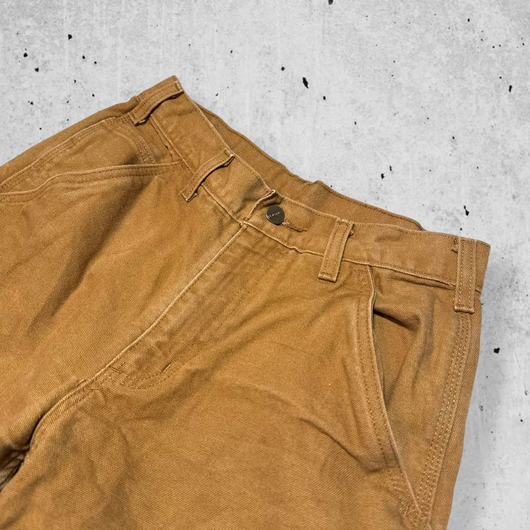 CarharttカーハートB11ダックペインターパンツ茶ワークパンツW29L30
