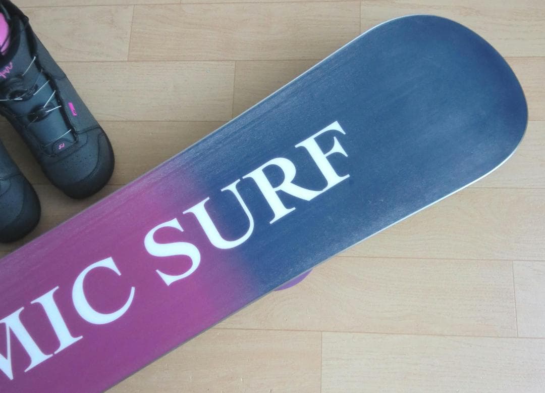 ■最終特価■送料無料■COSMICSURF■女性用スノボセット■板141■