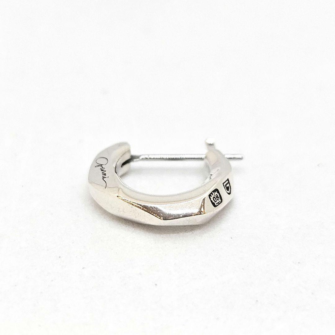 GARNI ガルニ クロッケリーピアス シルバー 925 片耳　フープピアス