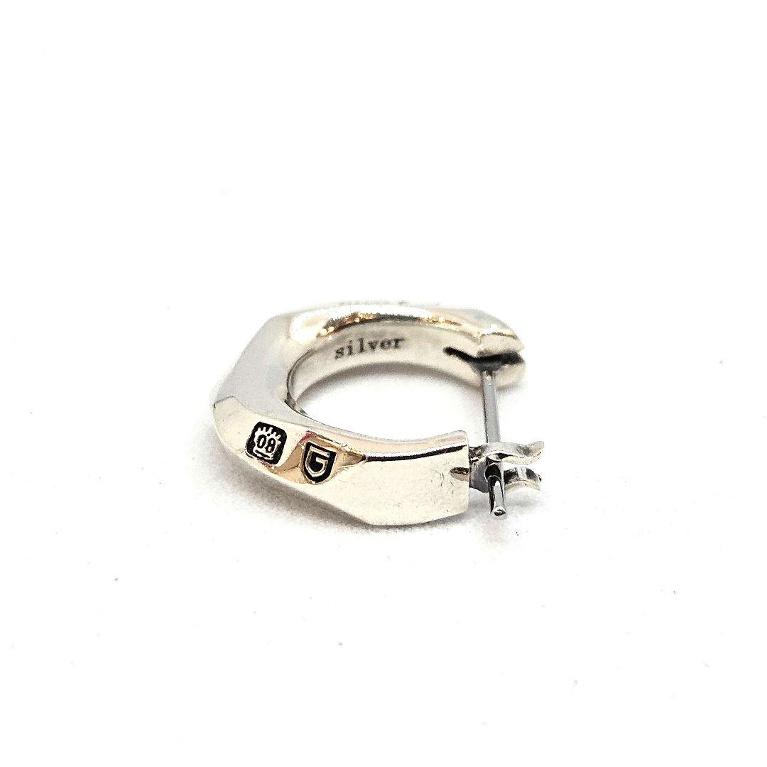 GARNI ガルニ クロッケリーピアス シルバー 925 片耳　フープピアス