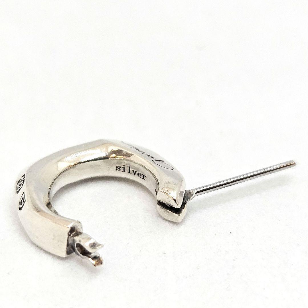 GARNI ガルニ クロッケリーピアス シルバー 925 片耳　フープピアス