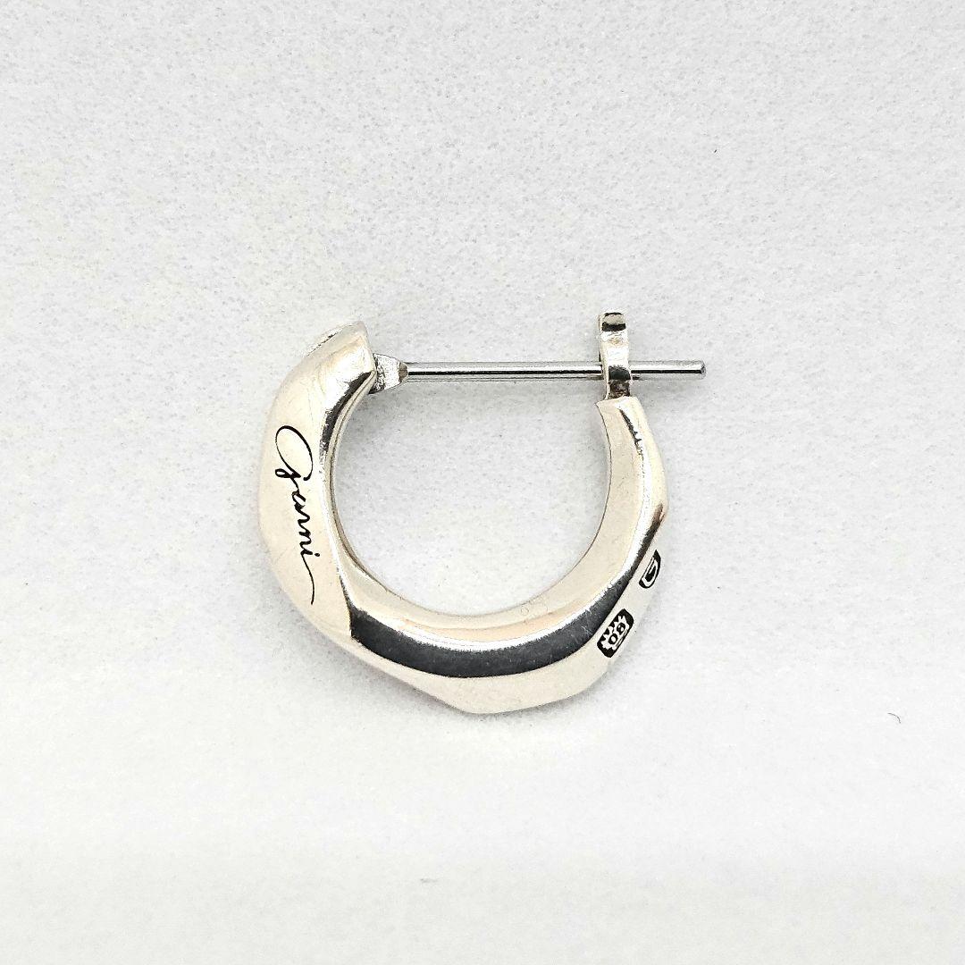 GARNI ガルニ クロッケリーピアス シルバー 925 片耳　フープピアス