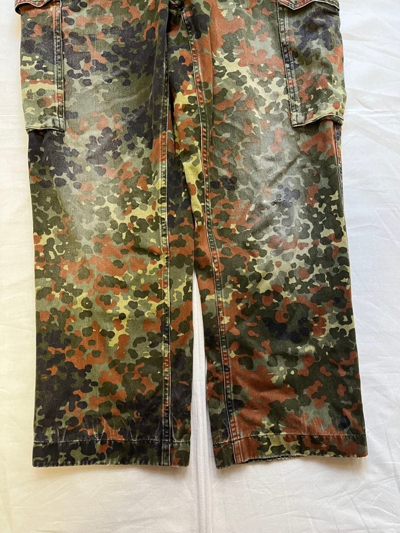 古着 ドイツ軍 カーゴパンツ ミリタリーパンツ 迷彩柄 ユーロミリタリー