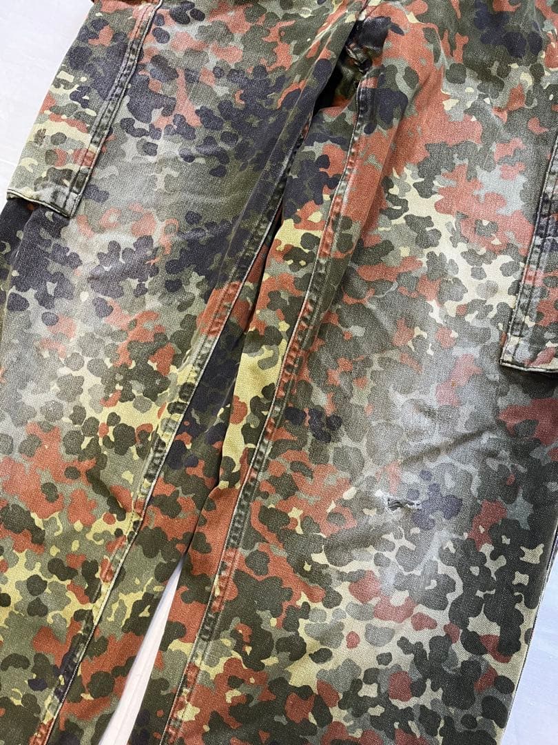 古着 ドイツ軍 カーゴパンツ ミリタリーパンツ 迷彩柄 ユーロミリタリー
