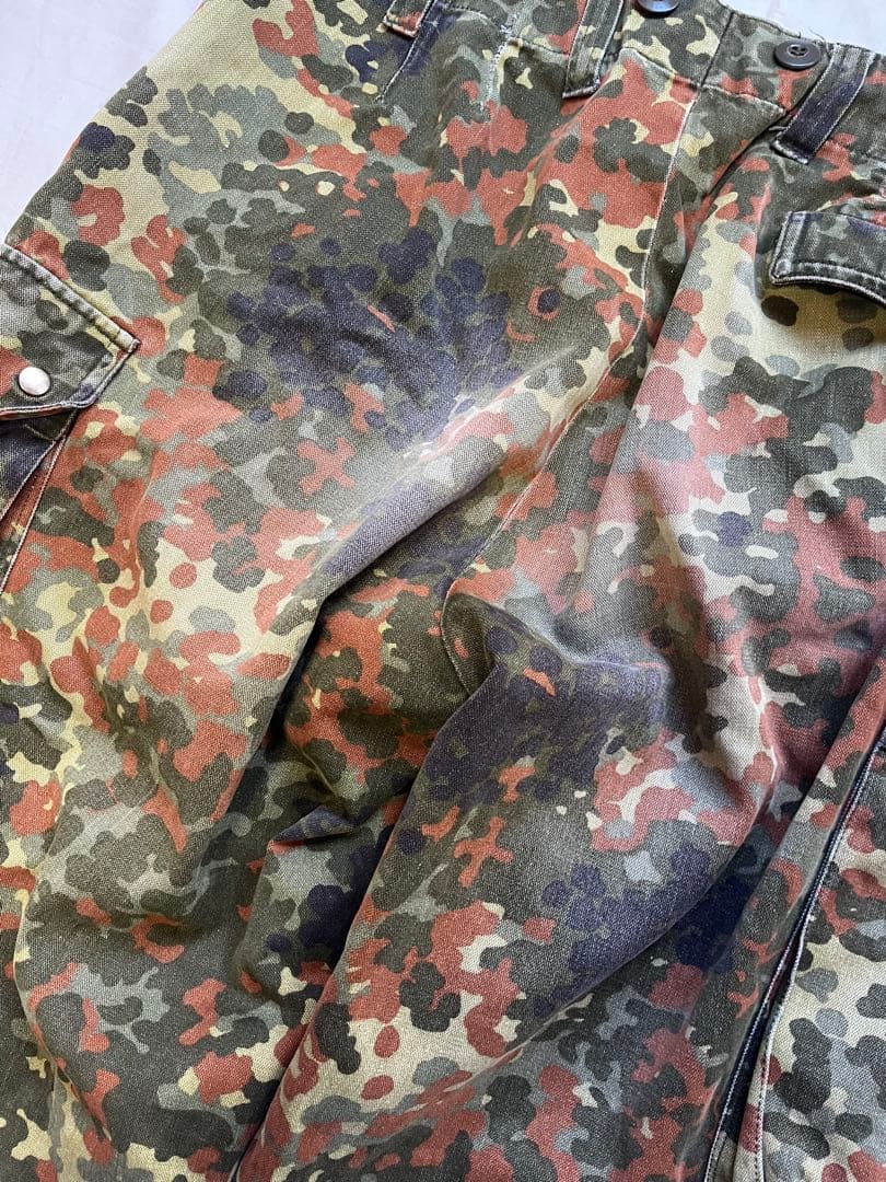 古着 ドイツ軍 カーゴパンツ ミリタリーパンツ 迷彩柄 ユーロミリタリー