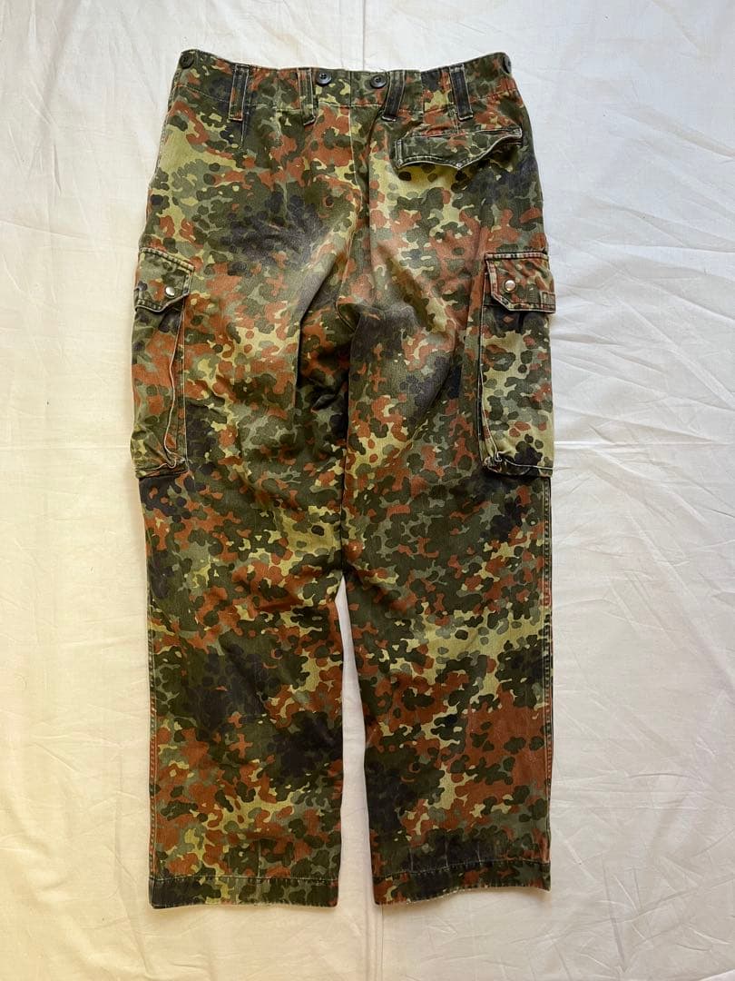 古着 ドイツ軍 カーゴパンツ ミリタリーパンツ 迷彩柄 ユーロミリタリー