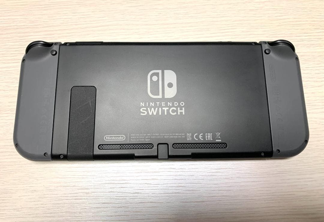 Nintendo Switch グレー本体(バッテリー強化版)　SDカード付き