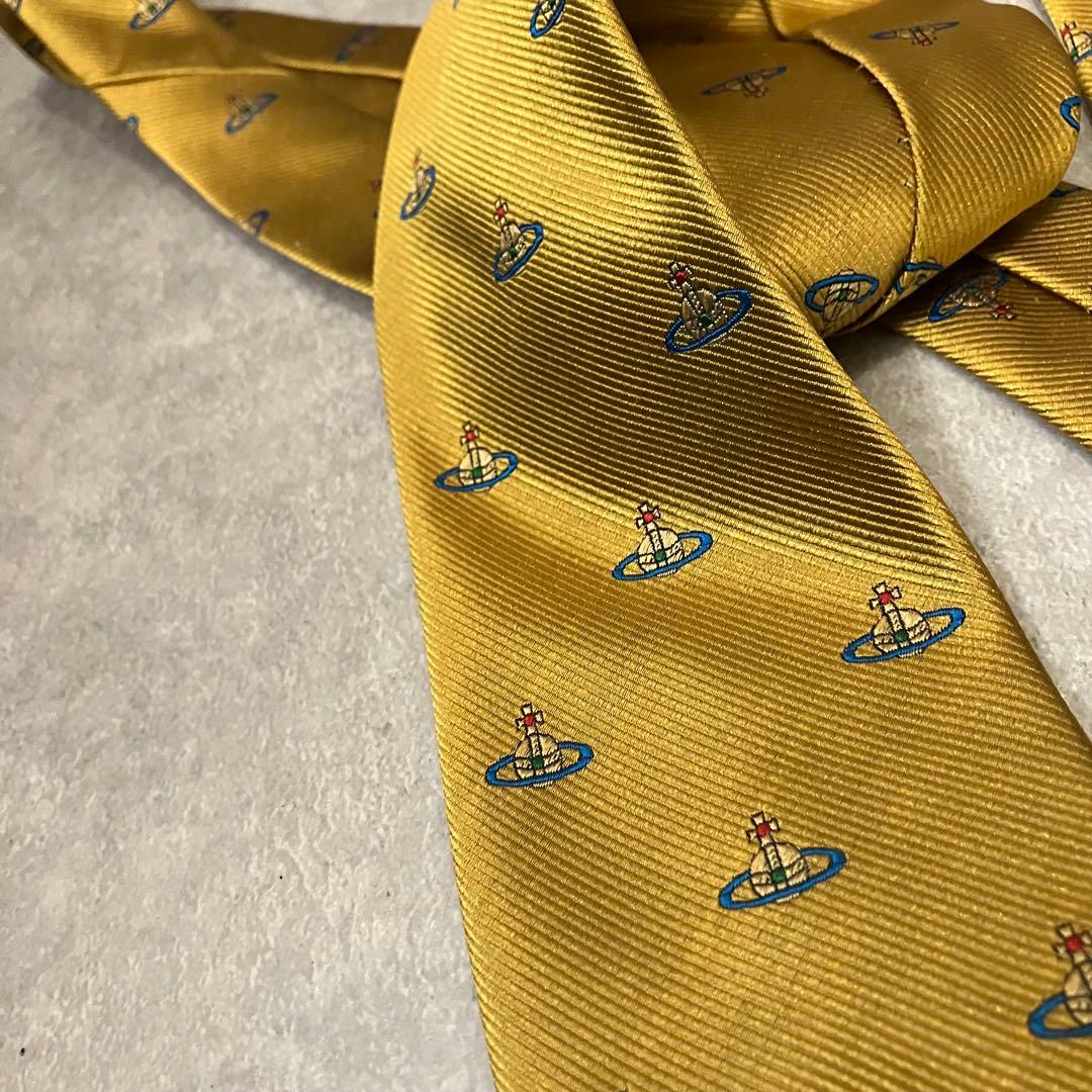 Vivienne Westwood、ネクタイ、イエロー系、マスタード系
