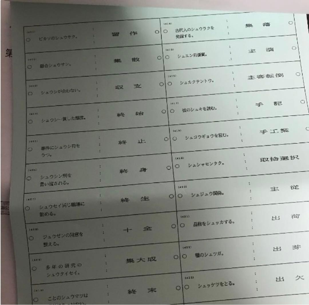 浜学園　小6男子最難関中７冠入試必出国語暗記カードセット