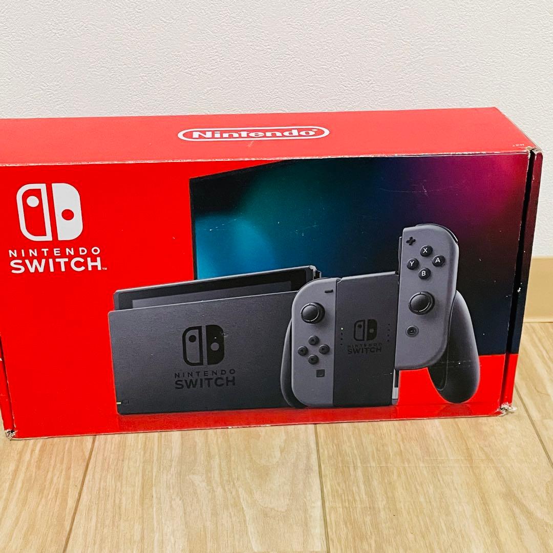 m*g様 Nintendo Switch ニンテンドースイッチ グレー 本体 +