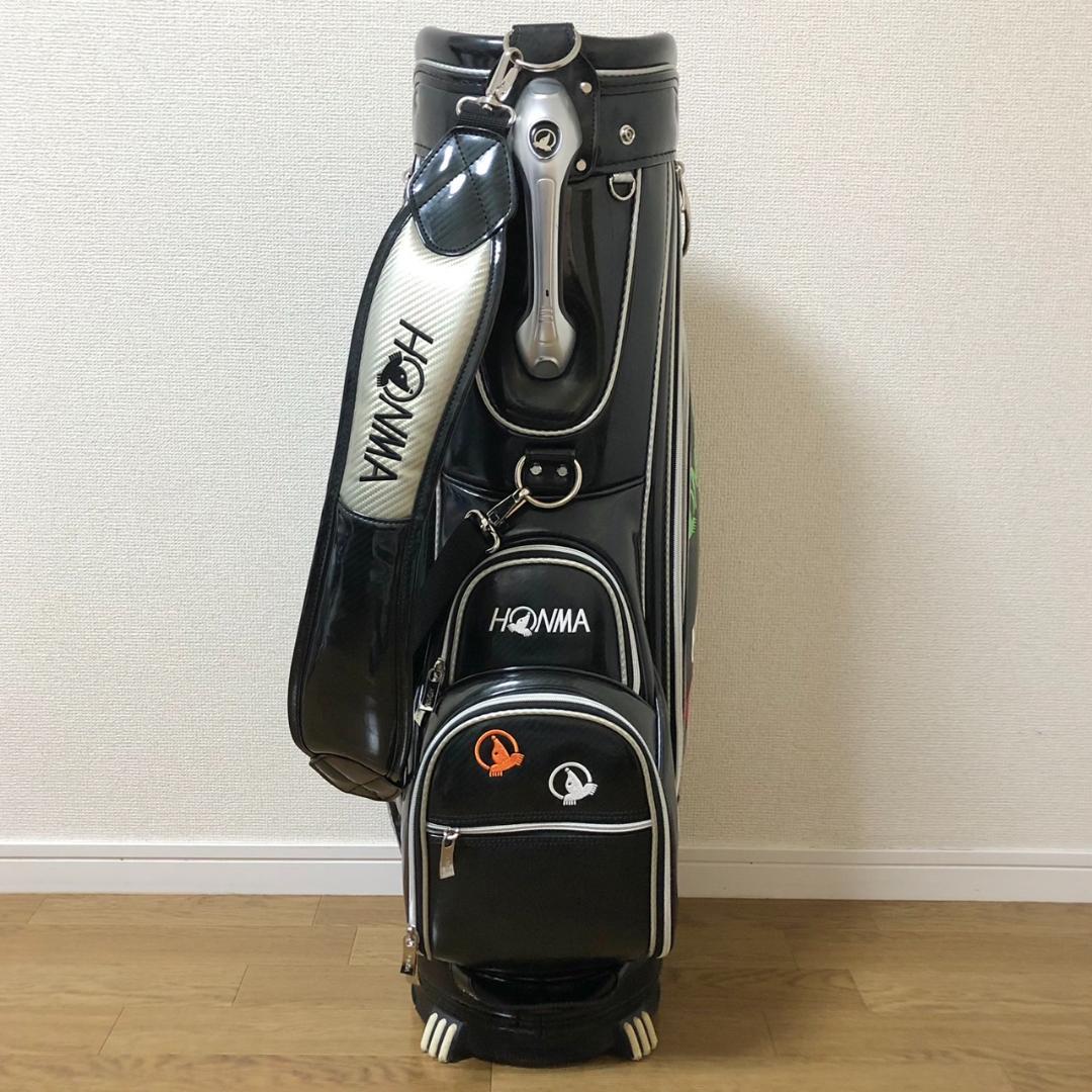 HONMA 本間ゴルフ キャディバッグ CB-1728 エナメル カート式