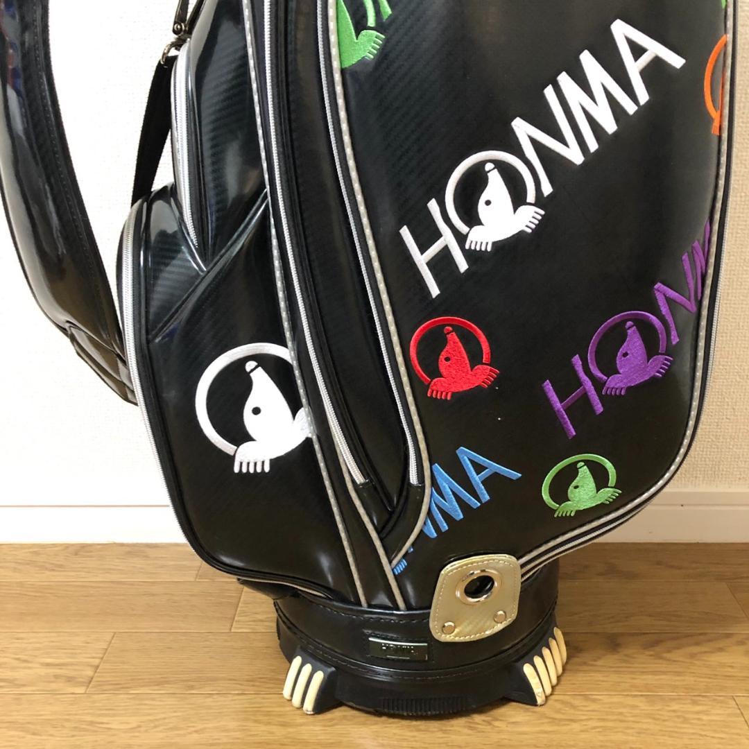 HONMA 本間ゴルフ キャディバッグ CB-1728 エナメル カート式