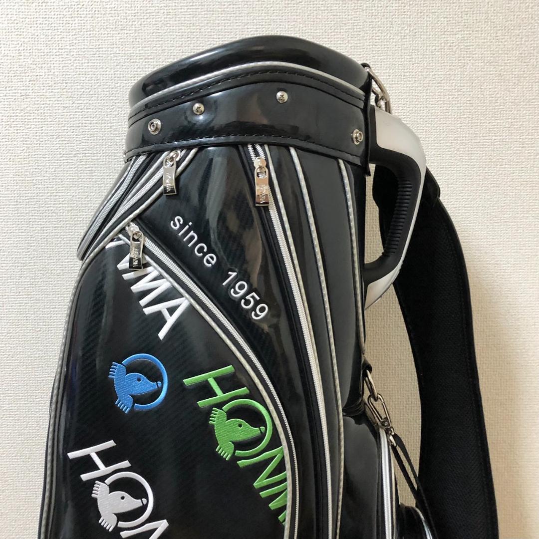 HONMA 本間ゴルフ キャディバッグ CB-1728 エナメル カート式