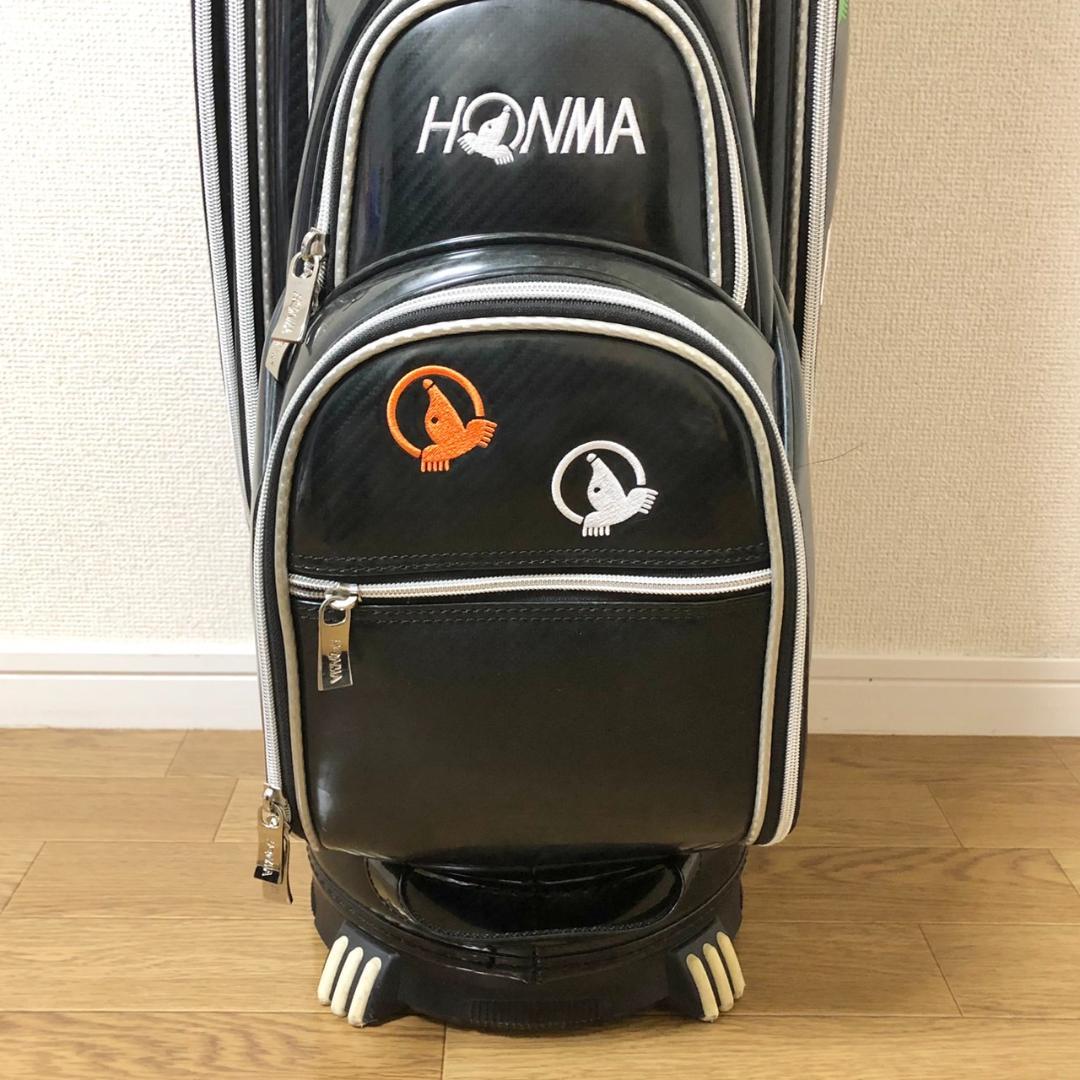 HONMA 本間ゴルフ キャディバッグ CB-1728 エナメル カート式