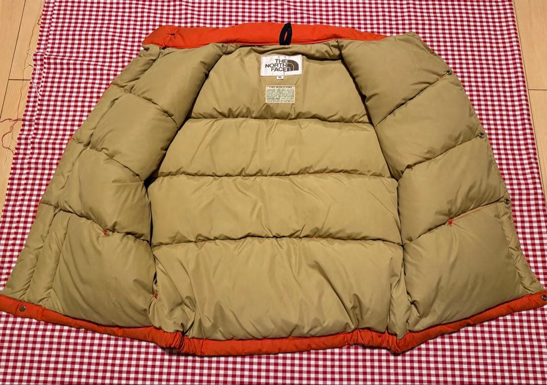 THE NORTH FACE 茶タグ ダウンベスト USA製 XL