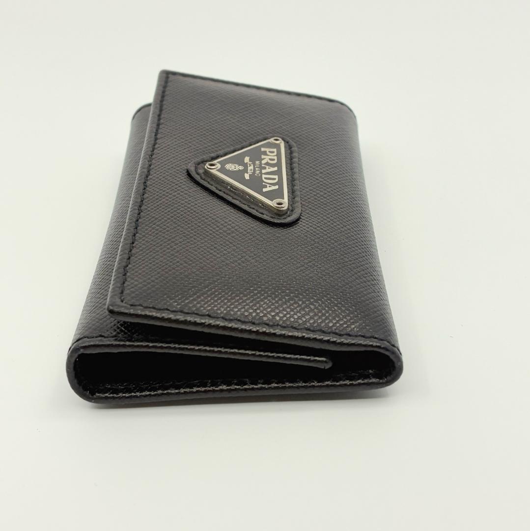 PRADA プラダ レザー 6連キーケース 黒 ブラック A1334A1