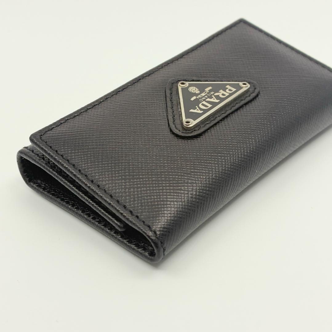 PRADA プラダ レザー 6連キーケース 黒 ブラック A1334A1