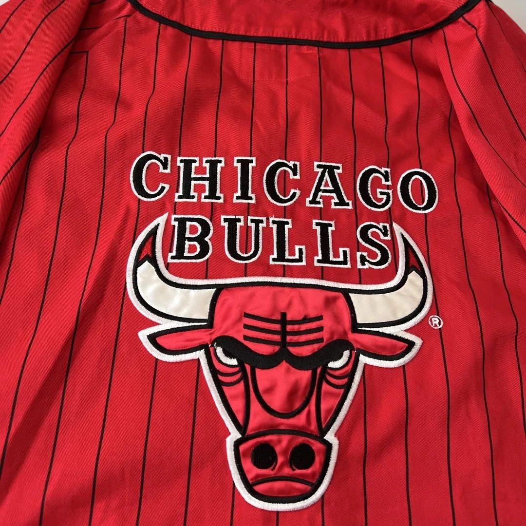 NBA シカゴ ブルズ スターター ベースボールシャツ　ユニフォームXL