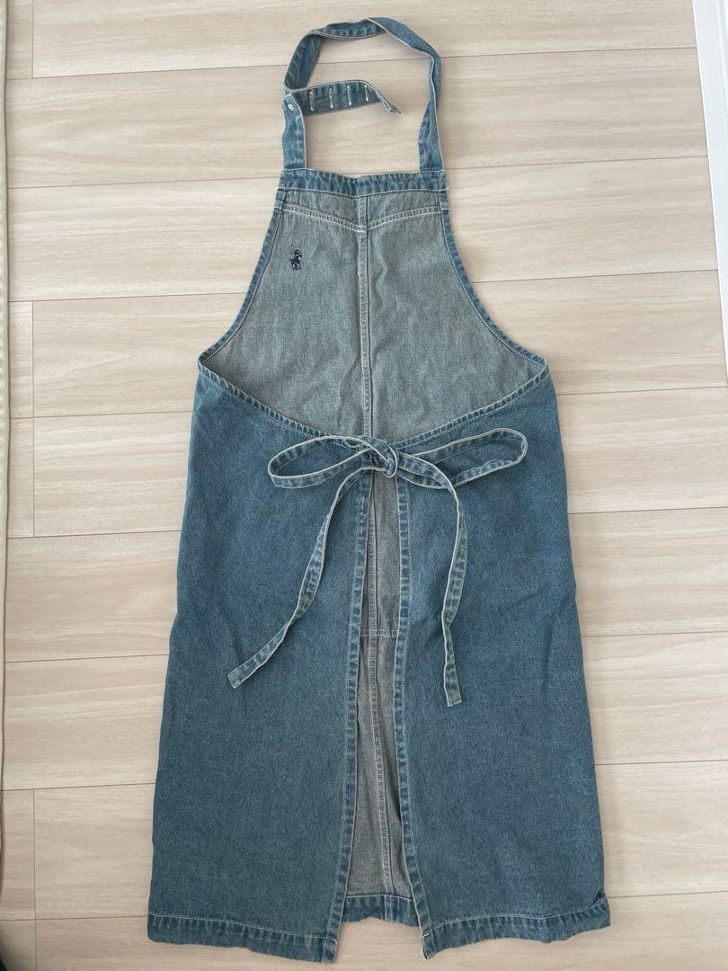 Ralph Lauren ラルフローレン デニム エプロン ライトブルー