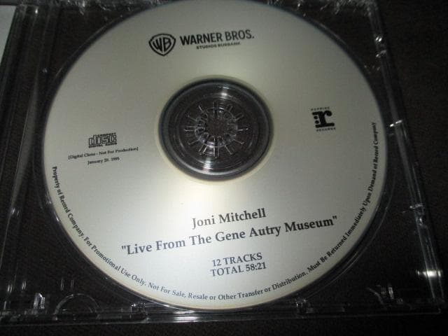 洋楽 Joni Mitchell Live From The Gene Autry