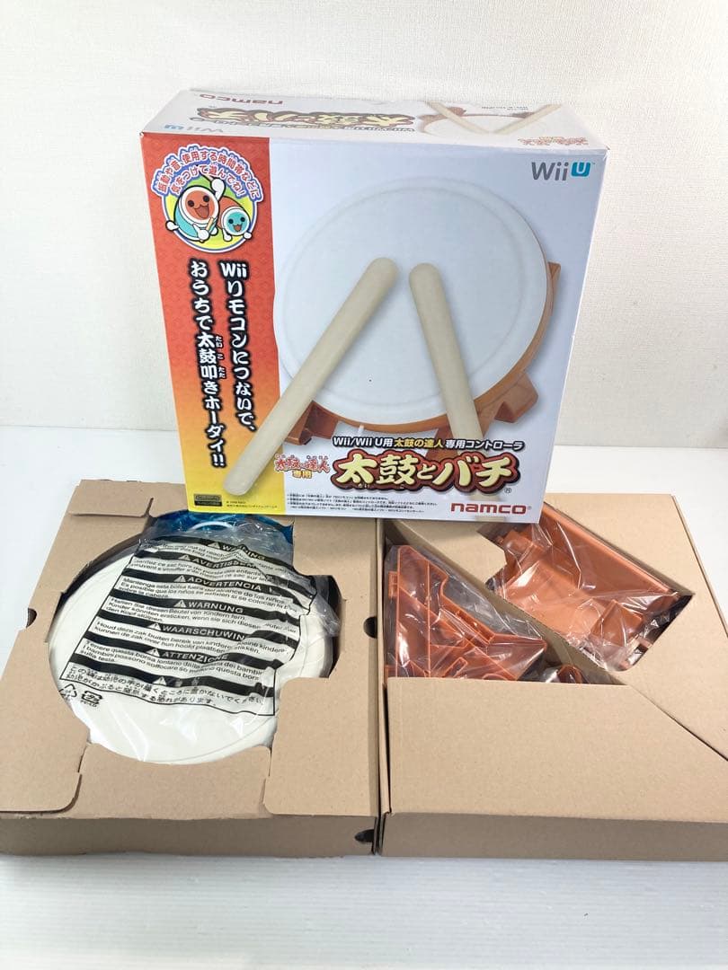 ニンテンドーWii wiiu 兼用 太鼓の達人 太鼓とバチ