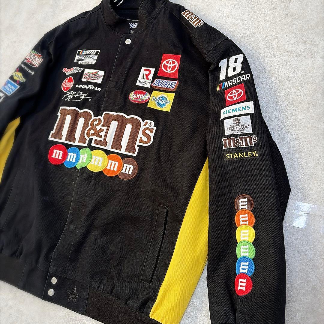 【希少2XL】JH Design NASCAR m&m's レーシングジャケット