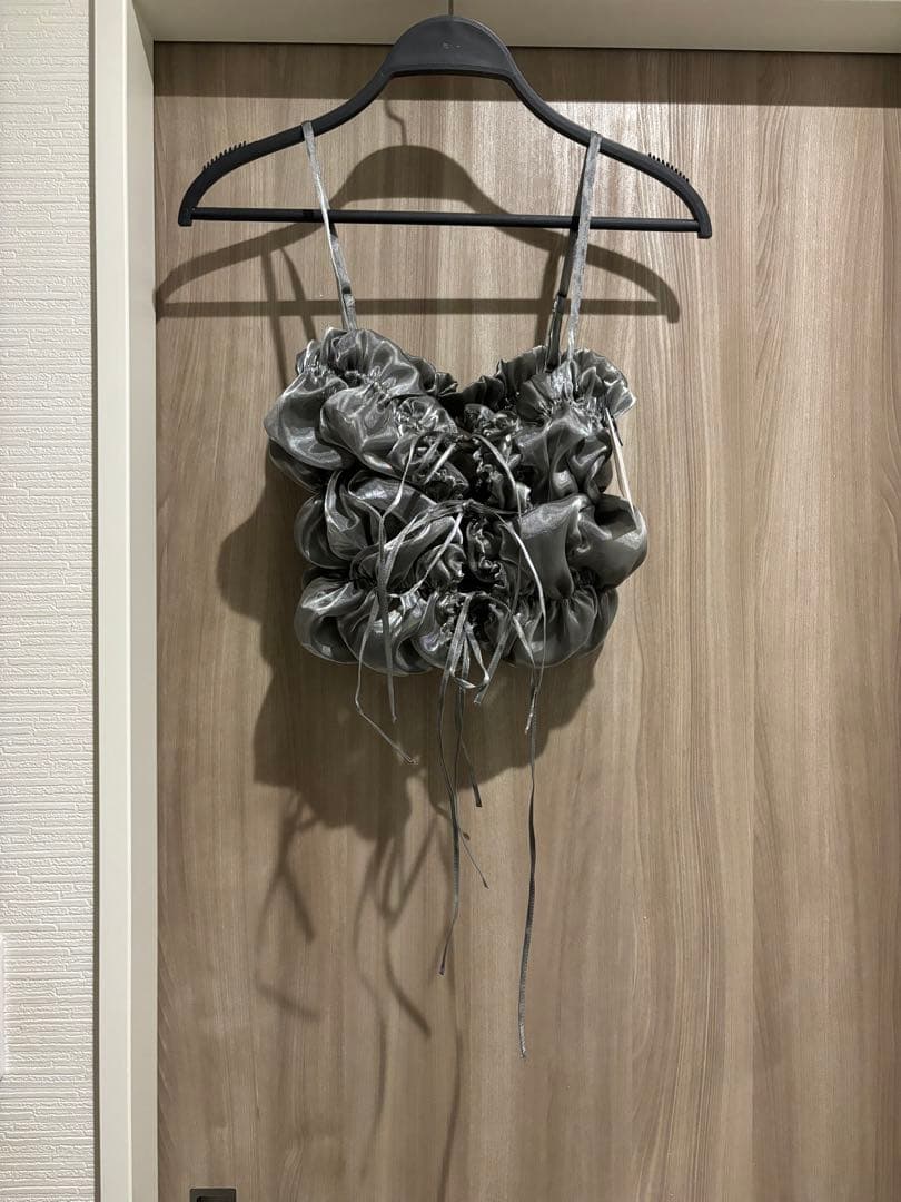 タグ付き　PAGEBOY hinechi ひねち　グロッシー　ビスチェ　シルバー