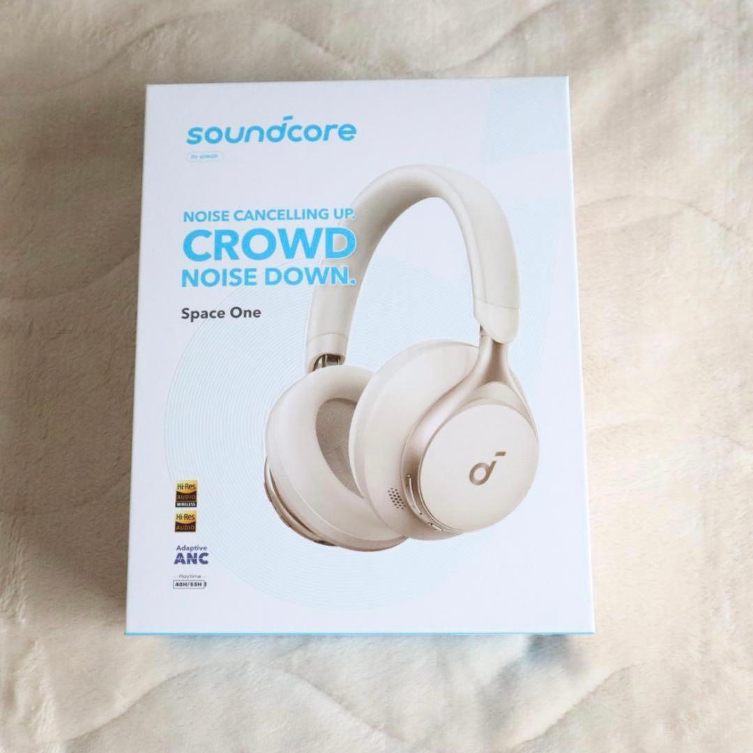 【美品】soundcore space one ノイズキャンセリング　ヘッドホン